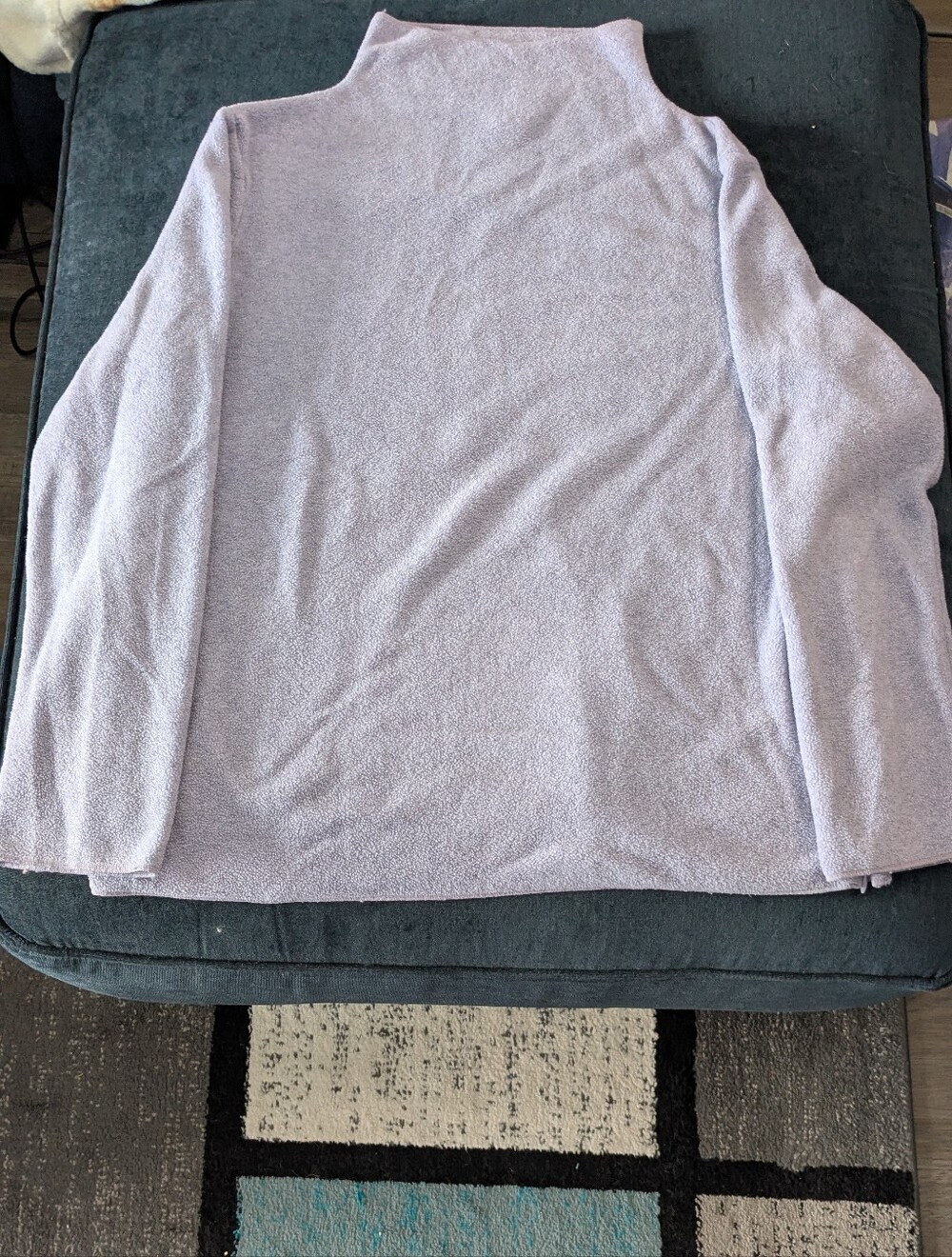 Jones New York Sport Pastel Purple Fleece Pullover Size M